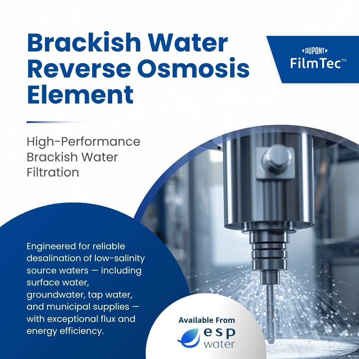 FilmTec XLE PRO - 4040 RO Membrane Brackish Water 2600 GPD 4"x40" XLE-PRO-4040 - ESP Water