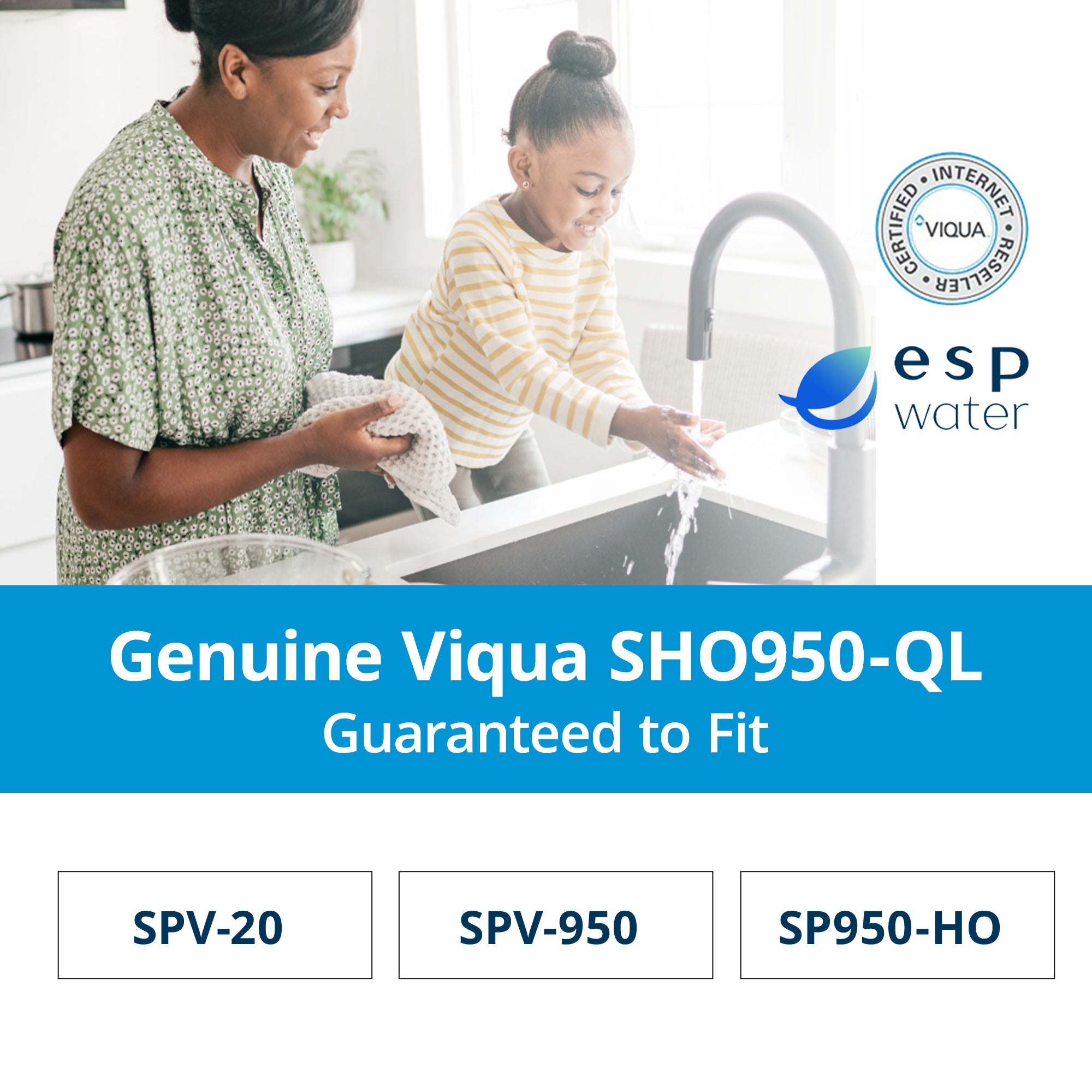 VIQUA SHO950 - QL UV Lamp and Sleeve Kit for SPV - 20, SPV - 950, SP950 - HO SHO950-QL - ESP Water