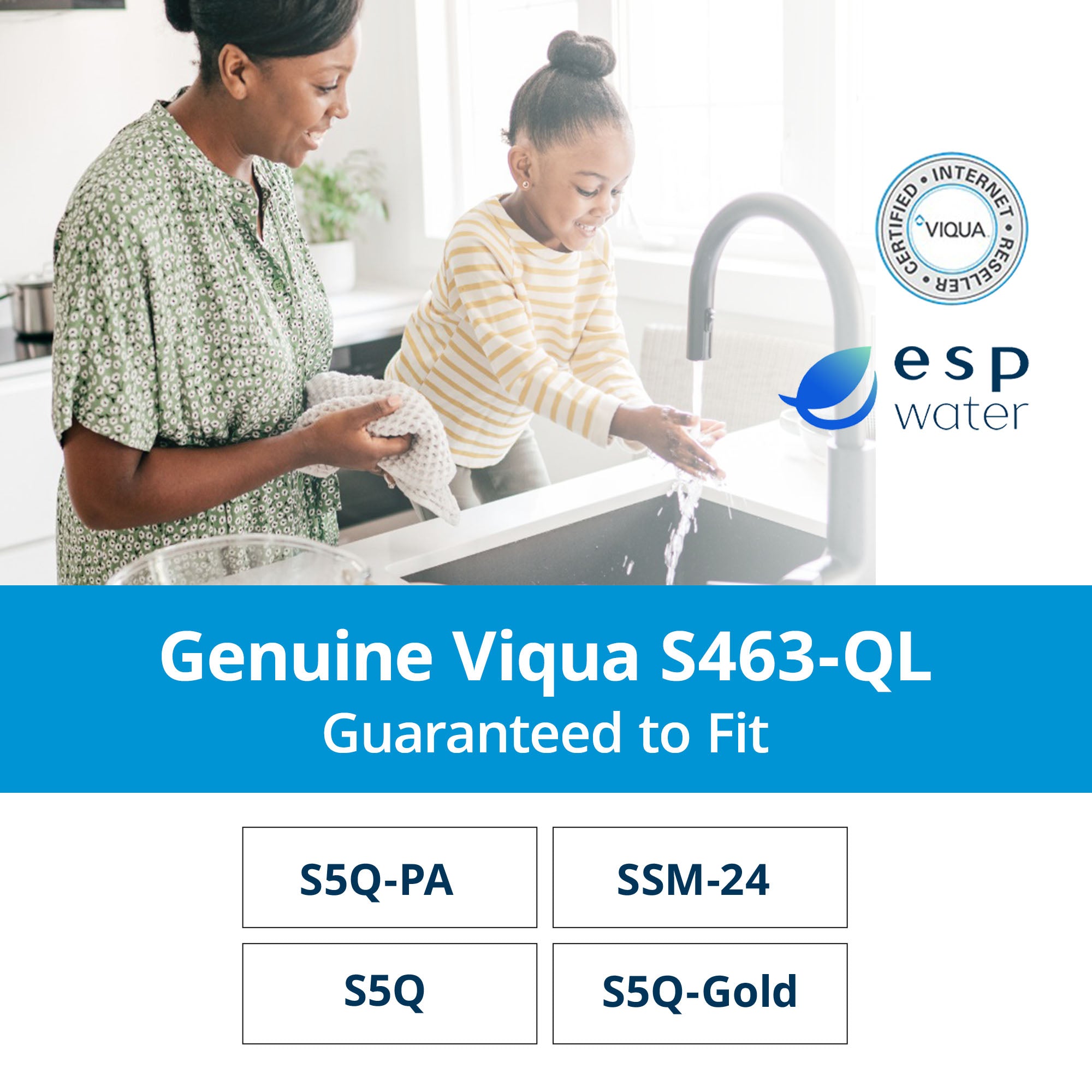 VIQUA S463-QL UV Lamp and Sleeve Kit for S5Q-PA and SSM-24 - ESP Water 