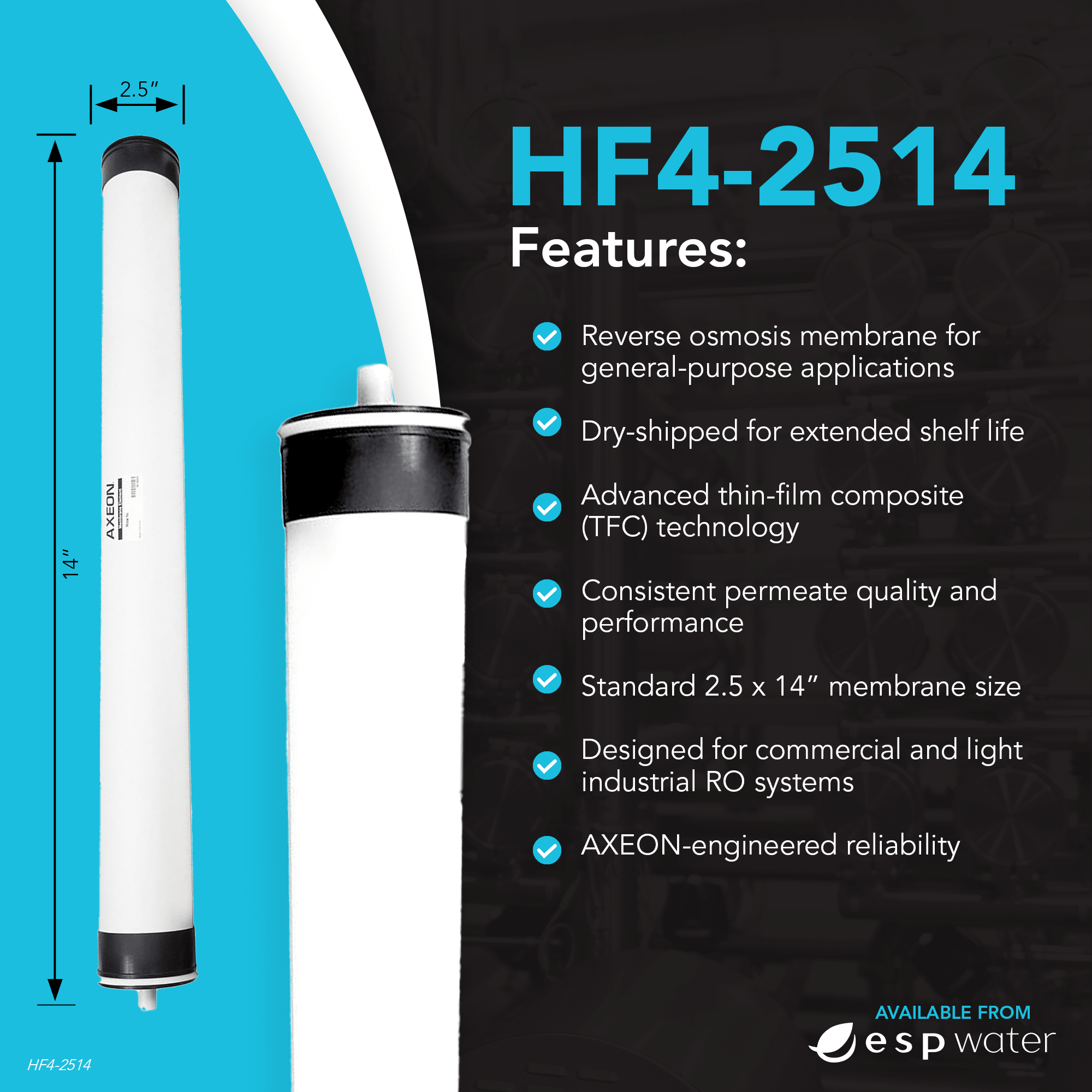 Reliable AXEON HF4-2514 2.5