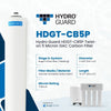 Hydro Guard HDGT - CB5P Twist GAC Carbon Filter HDGT-CB5P - ESP Water