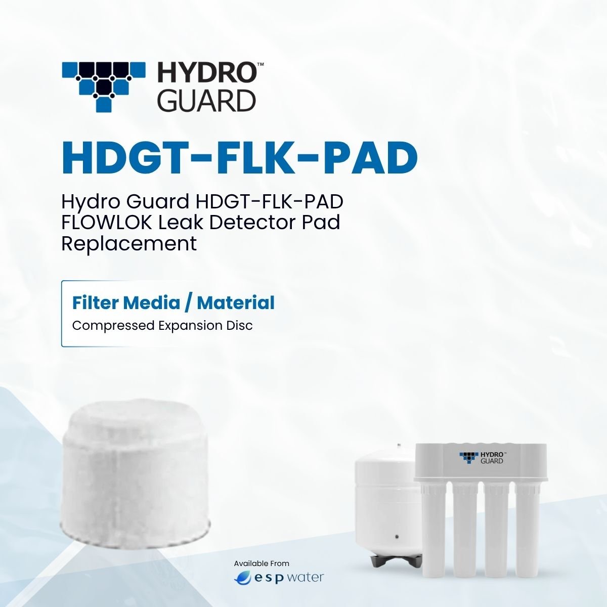 Hydro Guard HDGT - FLK - PAD FLOWLOK Leak Detector Pad Replacement HDGT-FLK-PAD - ESP Water