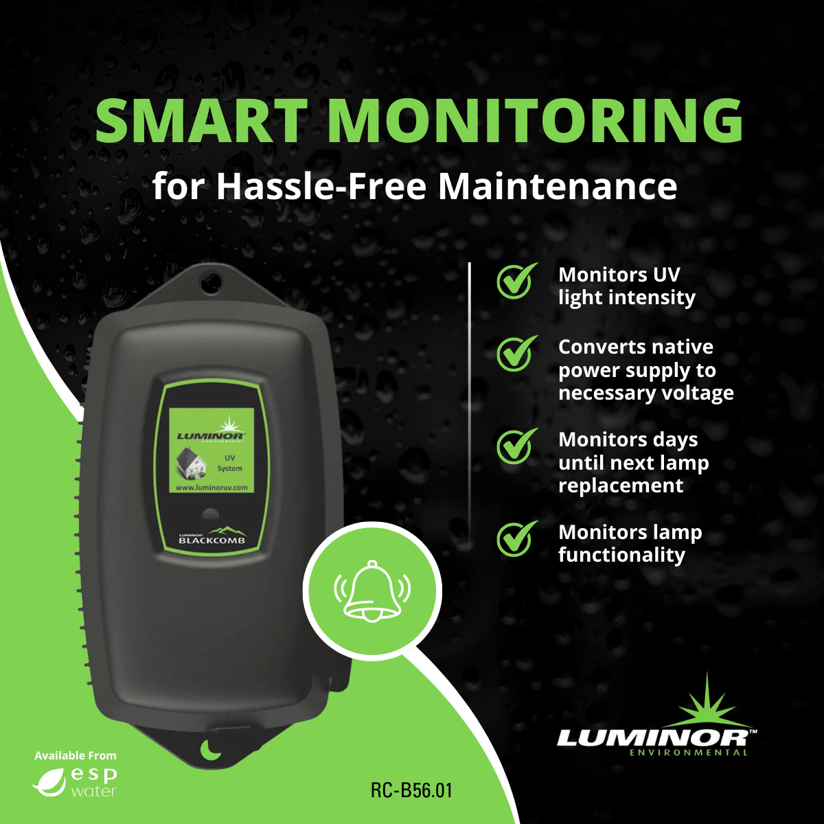 Luminor Blackcomb 5.1 LB5 - 03 - 12V UV System 3 GPM 12 VDC LB5-03-12V - ESP Water