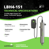 Luminor Blackcomb - HO 4.1 LBH4 - 151 Ultraviolet System 15 GPM LBH4-151 - ESP Water