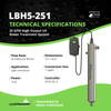 Luminor Blackcomb - HO 5.1 LBH5 - 251 UV System 25 GPM 1" MNPT LBH5-251 - ESP Water