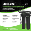 Luminor Blackcomb 5.1 LBH5 - Z22 UV System With Sediment and Carbon Filter 15 GPM LBH5-Z22 - ESP Water