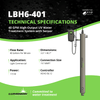 Luminor Blackcomb - HO 6.1 LBH6 - 401 UV System with Sensor 40 GPM 1.5" MNPT LBH6-401 - ESP Water