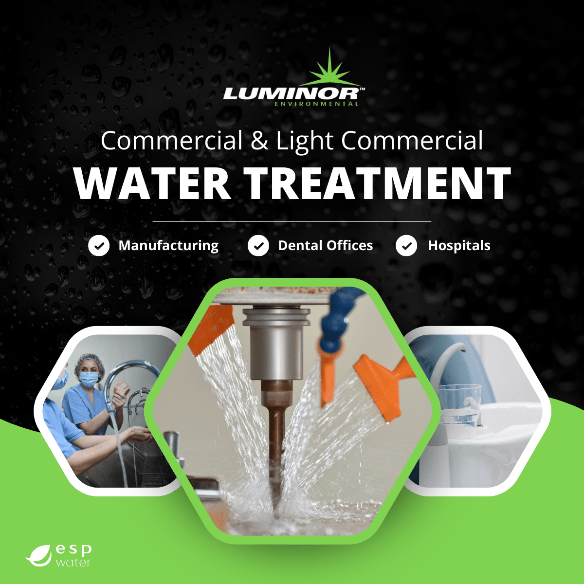 Luminor Blackcomb - HO 6.1 LBH6 - 401 UV System with Sensor 40 GPM 1.5" MNPT LBH6-401 - ESP Water