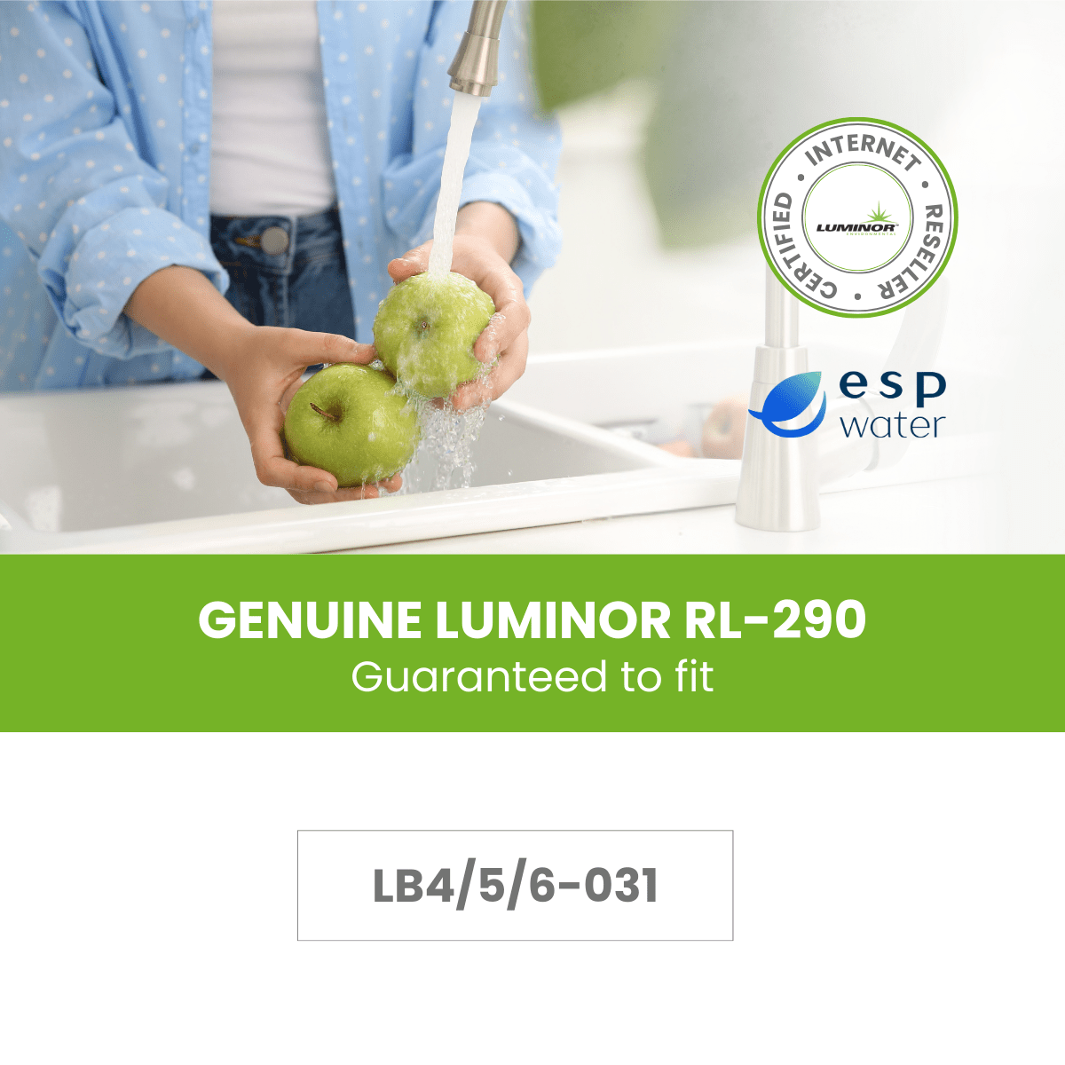 Luminor RL - 290 UV Replacement Lamp with Key for LB4/5/6 - 031 Ultraviolet System RL-290 - ESP Water