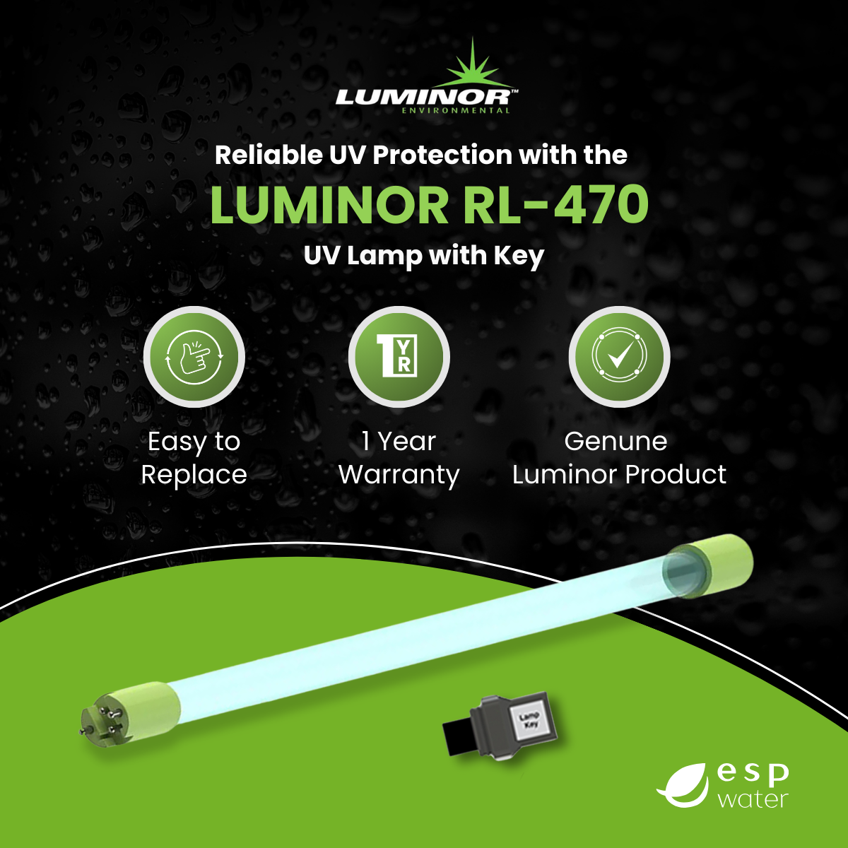 Luminor RL-470 UV Replacement Lamp for LB4-061, LB5-061, LB6-061