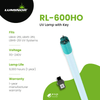 Luminor RL - 600HO Replacement UV Lamp for LBH4 - 251, LBH5 - 251, LBH6 - 251 RL-600HO - ESP Water