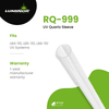 Luminor RQ-999 replacement quartz sleeve specifications for BLACKCOMB 15 GPM UV systems