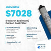 Microline S7028 Sediment/Carbon Filter 2" x 11.5" S7028 - ESP Water