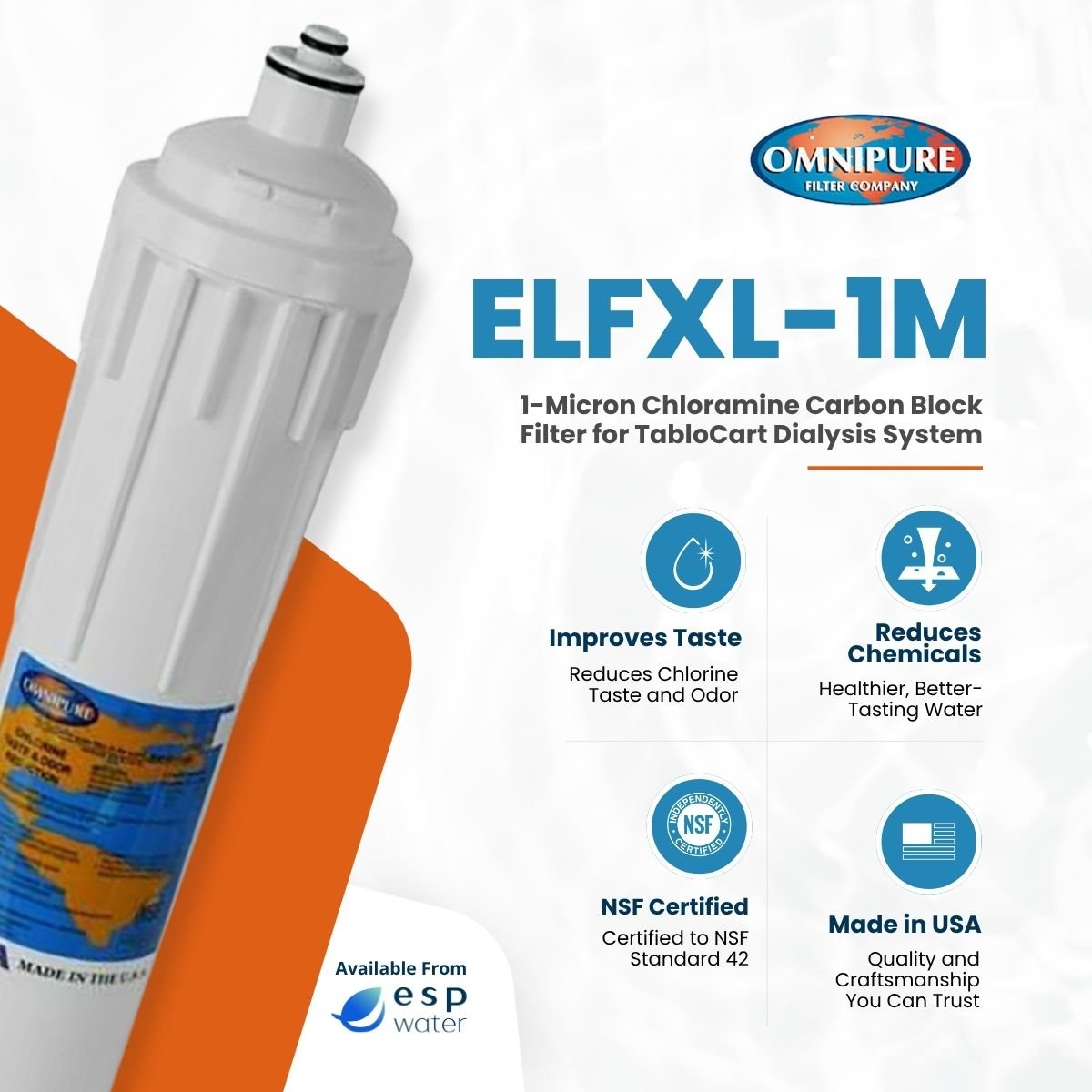 elfinfolk Sサイズ ivovy Premium Chloramine and Sediment Filter for Dialysis Machines