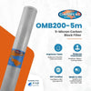 Omnipure OMB200 - 5m Carbon Block Filter 5 Micron 2.5" x 20" OMB200-5m - ESP Water