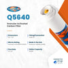 Omnipure Q5640 Granular Carbon Filter GAC T40 2.5" x 12" Q5640 - ESP Water