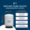 TP - 35 RO Water Storage Pressure Tank 9.2 Gallon TKE-TP35 - ESP Water