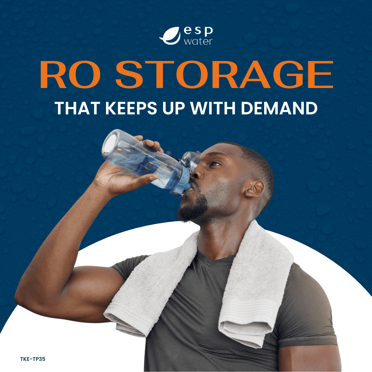PAE 9.2 Gal Steel RO Water Storage Pressure Tank (TKE-TP35) – ESP