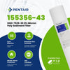 Pentair DGD - 7525 - 20 Poly Sediment Filter 25 Micron 4.5" x 20" 155356 - 43 155356-43 - ESP Water