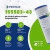 Pentair EP - 20 BB Carbon Briquette Filter 5 Mic 4.5" x 20" 155583 - 43 155583-43 - ESP Water