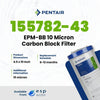 Pentair EPM - BB Carbon Block Filter 10 Micron 4.5" x 10" 155782 - 43 155782-43 - ESP Water