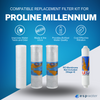 Filter Replacement Kit compatible Proline Millennium Reverse Osmosis System RO Membrane Sold Separately YS-PROMILL