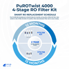 PuROTwist 4000 RO Filter Replacement Kit with 75 GPD Membrane YSM-PURO4T75 - ESP Water