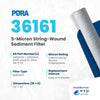 Pura 36161 Sediment Filter 5 micron for UV20 Systems 20 x 2.5 Inches 36161 - ESP Water