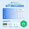 RO System Conversion Kit with Quick Change Filters 75 GPD PT4000T75 - RK PT4000T75-RK - ESP Water
