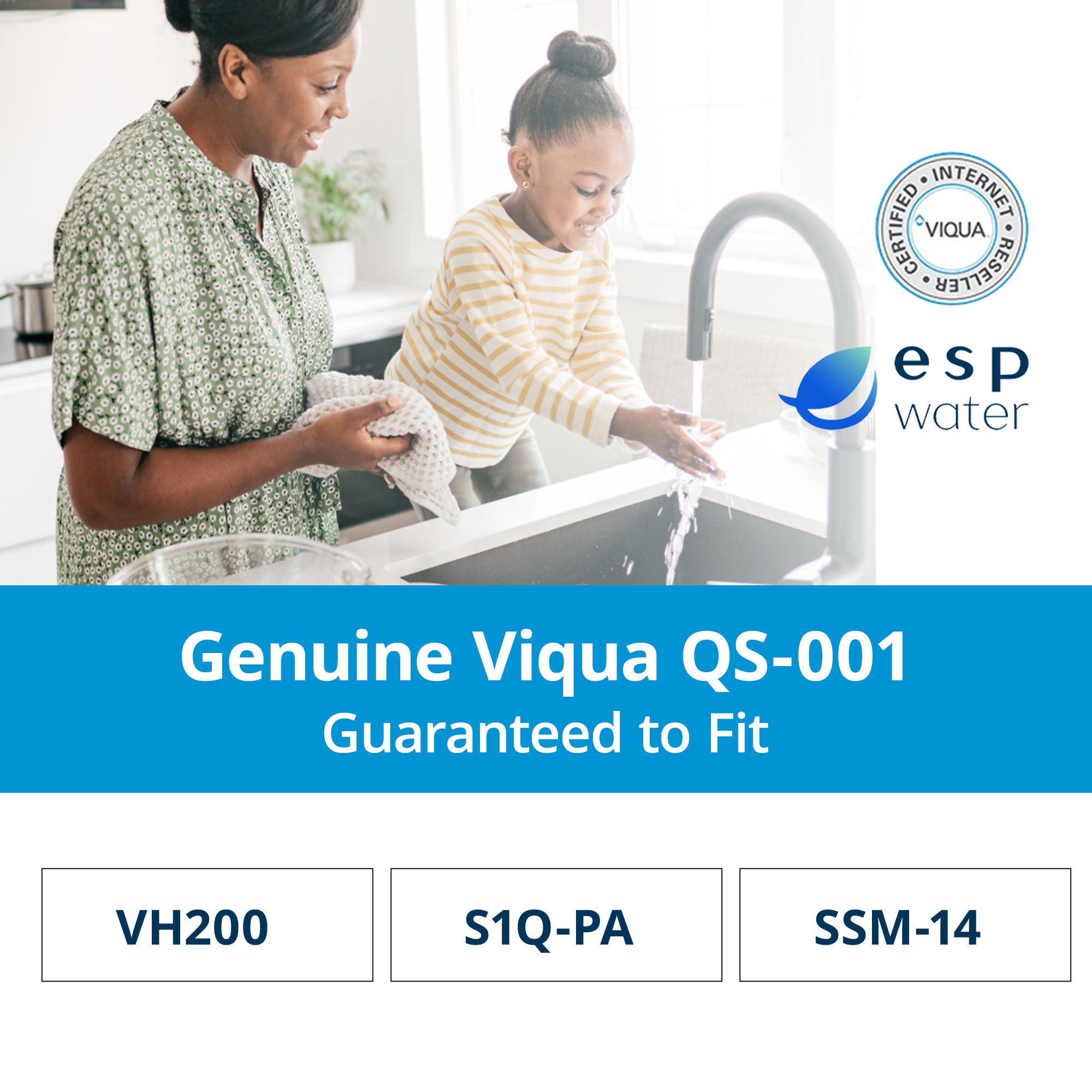 VIQUA QS-001 UV Quartz Sleeve for VH200, S1Q-PA, SSM-14 - ESP Water 