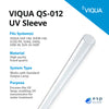 VIQUA QS-012 UV Quartz Sleeve for SHF-140, SHFM-140, S12Q-PA, S24Q, S40Q, SSM-39, SUV 24-100P - ESP Water 