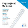 VIQUA QS-180 UV Quartz Sleeve for SHF-180 and SHFM-180 - ESP Water 