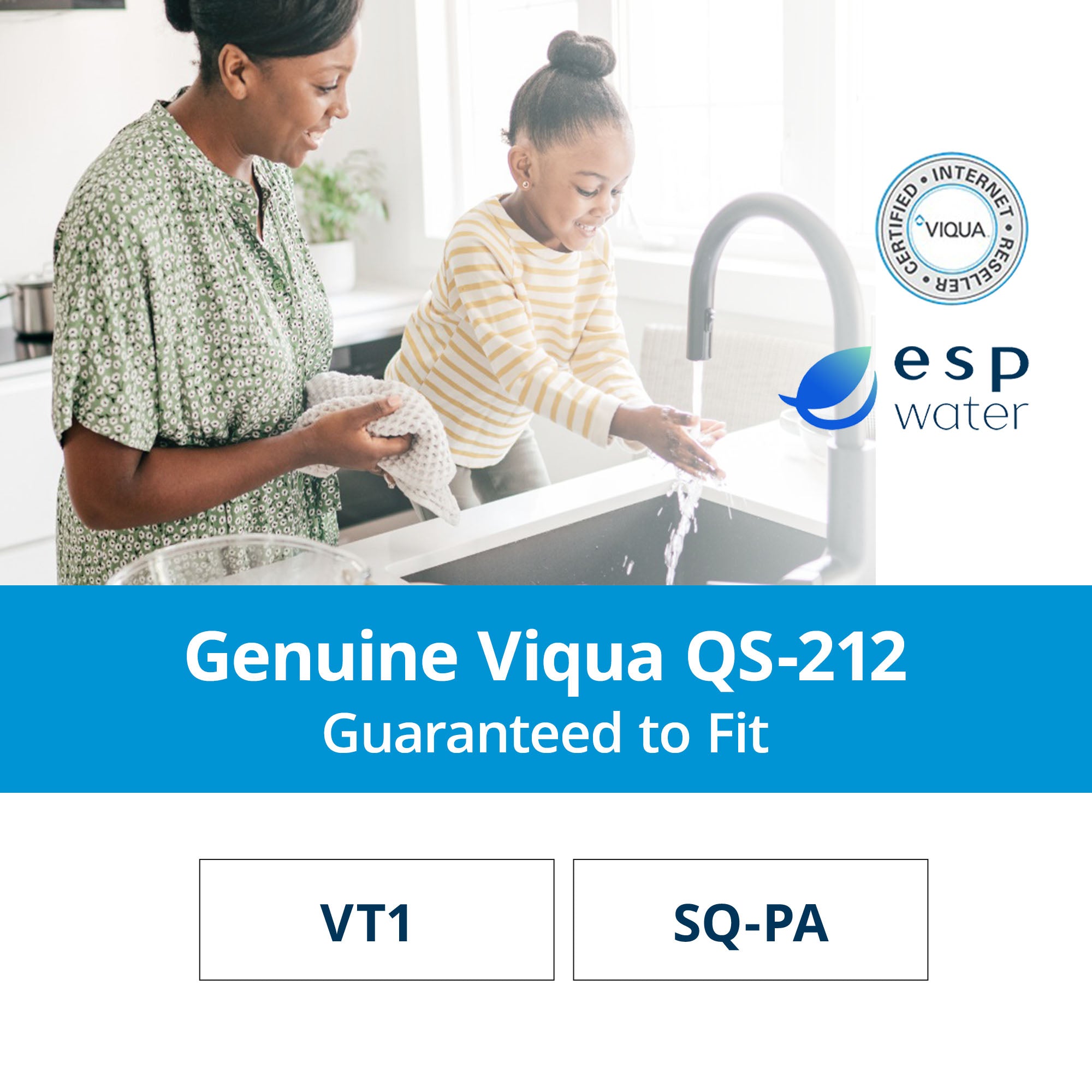 VIQUA QS - 212 UV Quartz Sleeve for VT1 and SQ - PA Systems QS-212 - ESP Water