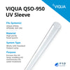 VIQUA QSO-950 UV Quartz Sleeve for VP950, VP950M, SHF-290 - ESP Water 