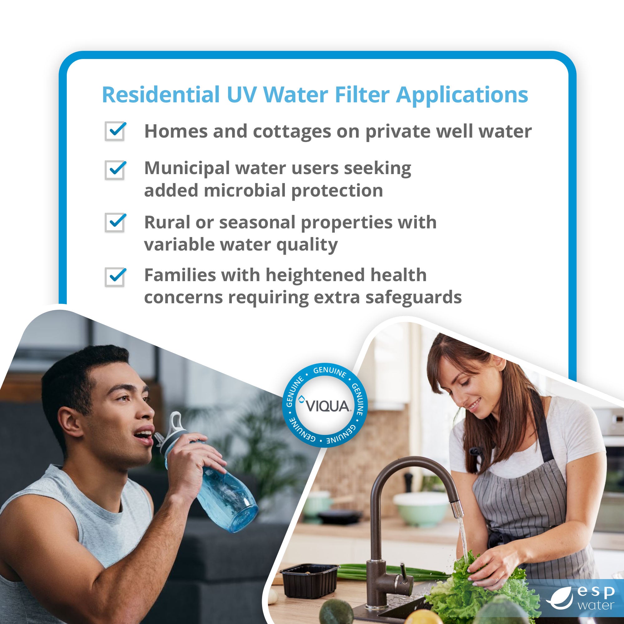 VIQUA S8ROL/4P Ozone UV Lamp for S8Q-OZ Systems - ESP Water 