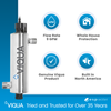 VIQUA VH200 UV System 9 GPM 3/4" FNPT 1" MNPT Combo