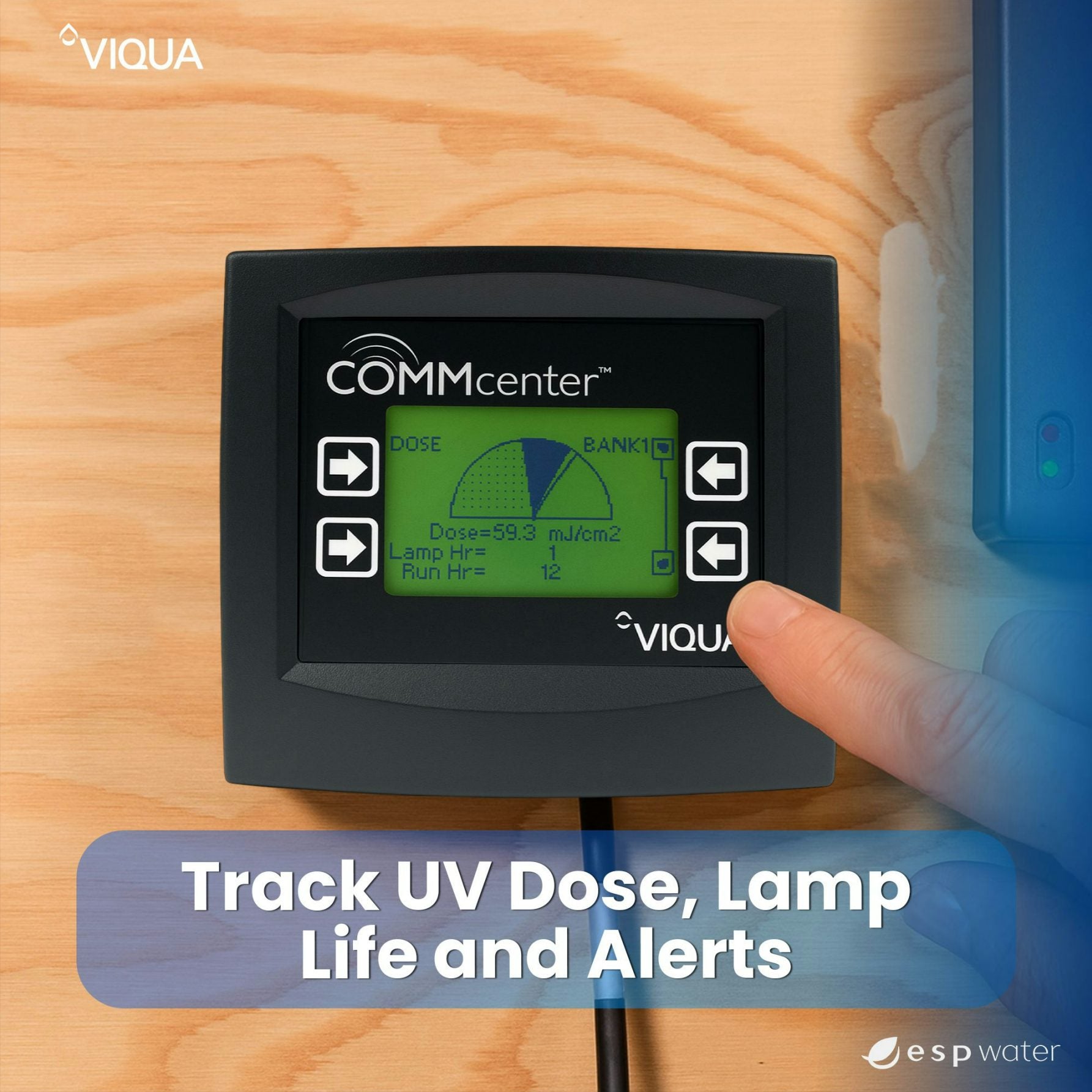 VIQUA_270272-R_COMMcenter_Kit track UV does and lamp life alerts
