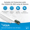 VIQUA QL-950 genuine UV lamp benefits for compatible VP950 and VP950M systems