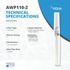 VIQUA AWP110 - 2 Sediment Filter 5 Micron 2.5" x 20" AWP110-2 - ESP Water