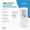 VIQUA CMB - 110 - HF Sediment Filter 1 Micron 4.5" x 10" CMB-110-HF - ESP Water