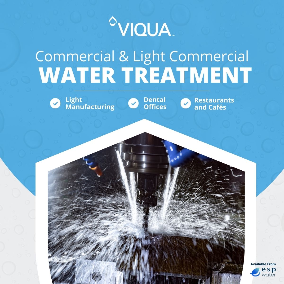 VIQUA 650651 H UV System, 45 GPM, 1" and 1.25" NPT 650651 - ESP Water