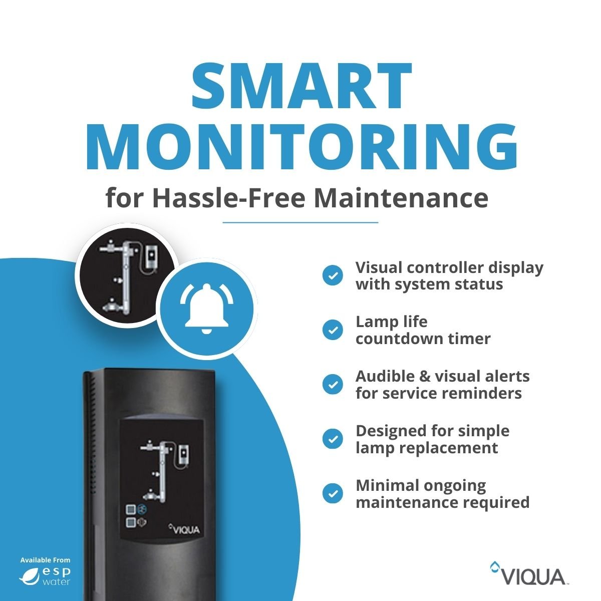 VIQUA 660001 - R K UV System 80 GPM 2" MNPT 660001-R - ESP Water