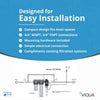 VIQUA Arros 15 - IHS10 UV System 15 GPM with Sediment Filter Arros 15-IHS10 - ESP Water
