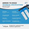 VIQUA Arros 15 - IHS22 Integrated 15 GPM UV System Arros 15-IHS22 - ESP Water