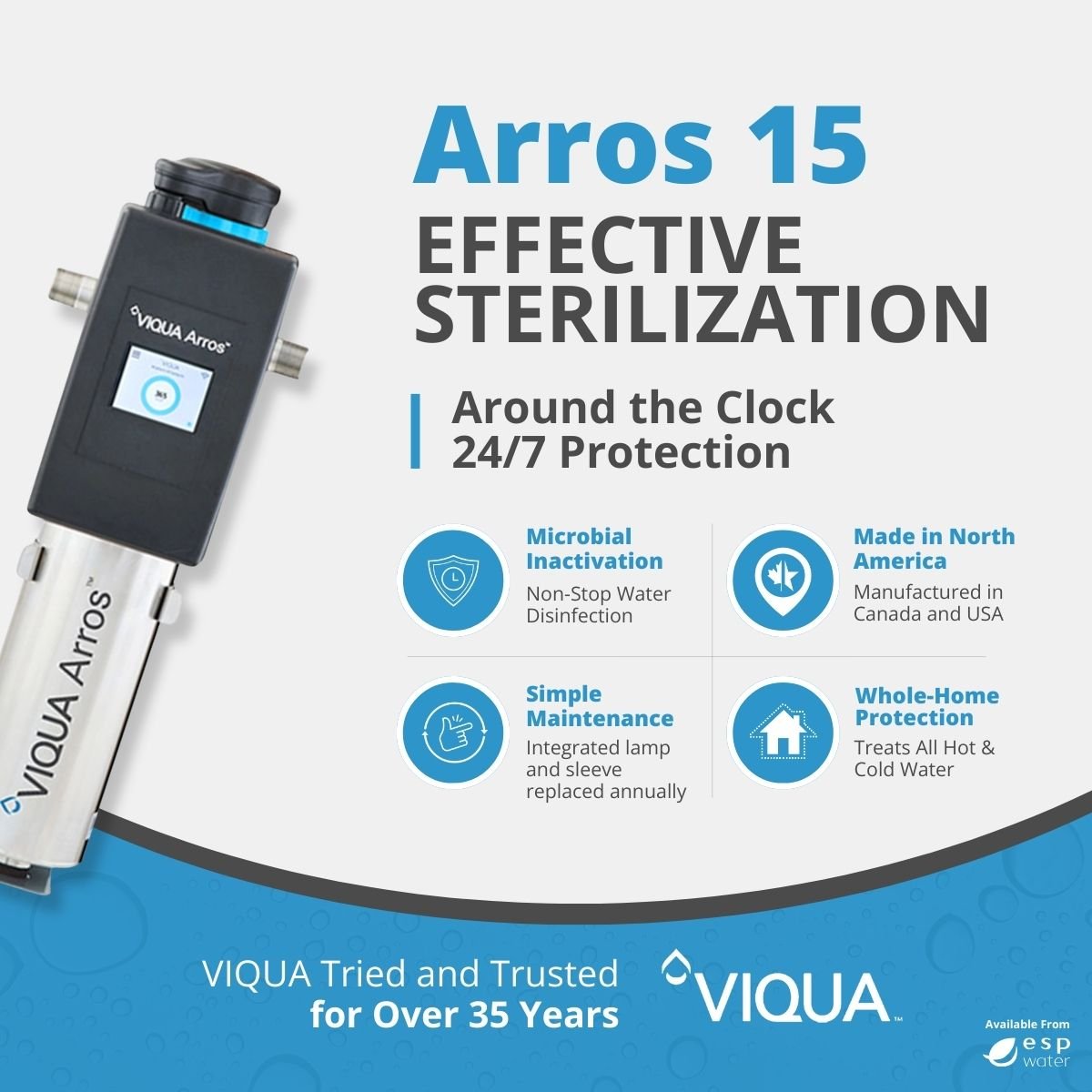 VIQUA Arros 15 UV System 15 GPM Arros 15 - ESP Water