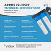 VIQUA Arros 22 - IHS22 Integrated 22 GPM UV System Arros 22-IHS22 - ESP Water