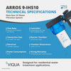 VIQUA Arros 9 - IHS10 UV System 9 GPM with Sediment Filter Arros 9-IHS10 - ESP Water