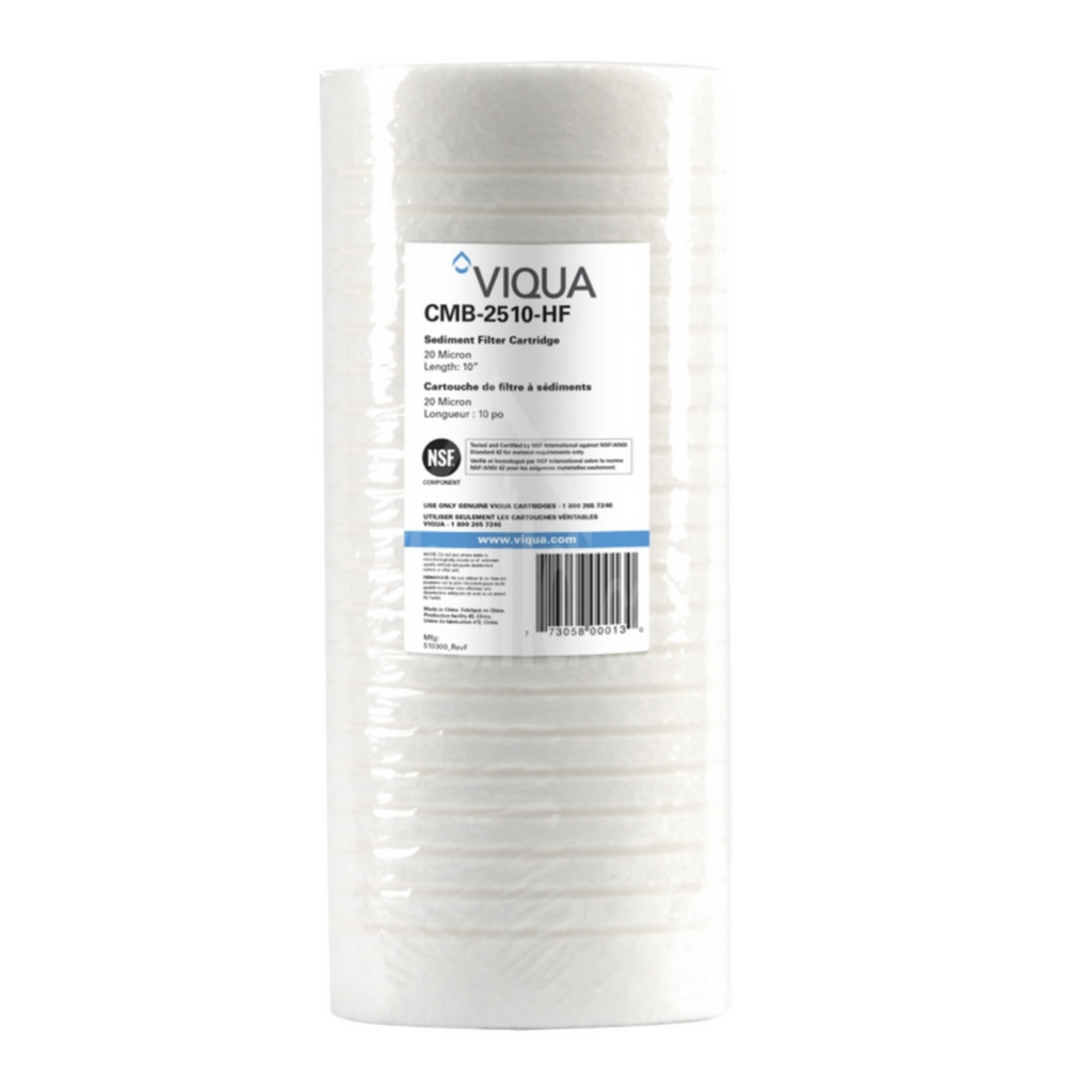 Viqua VIQUA 4.5 x 10 20 Mic Polypropylene Sediment Filter for Combo UV Systems CMB-2510-HF CMB-2510-HF