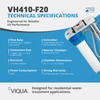 VIQUA VH410 - F20 UV System with Sediment Filter 18 GPM 1" MNPT VH410-F20 - ESP Water