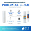 Filtros RO compatibles PureValue 4EZ50 - Membrana no incluida